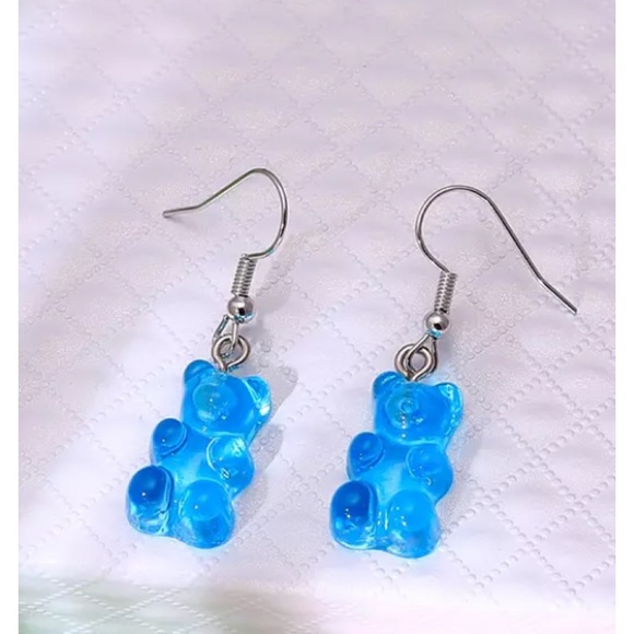 Jewelry - SKY BLUE 🌨 GUMMY BEAR EARRINGS